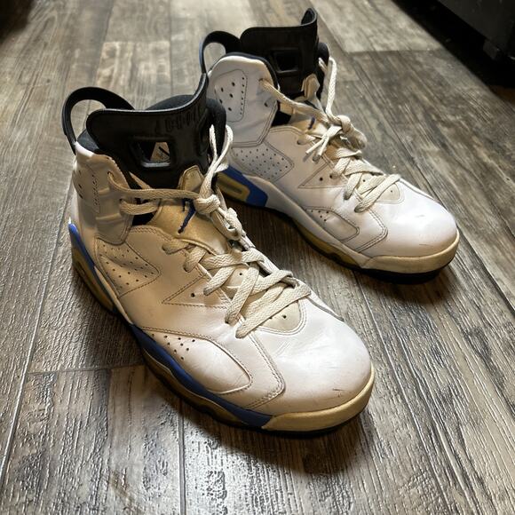 Air Jordan 6 Retro 2014 'Sport Blue Pack' 384664-107 Men's Size 12 - Picture 1 of 9